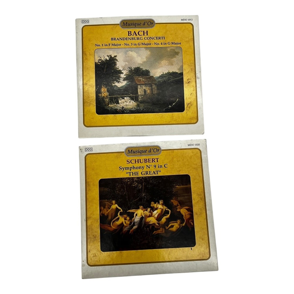 Musique d'Or Bach & Schubert‎ Classical Music CD Set Compact Disc